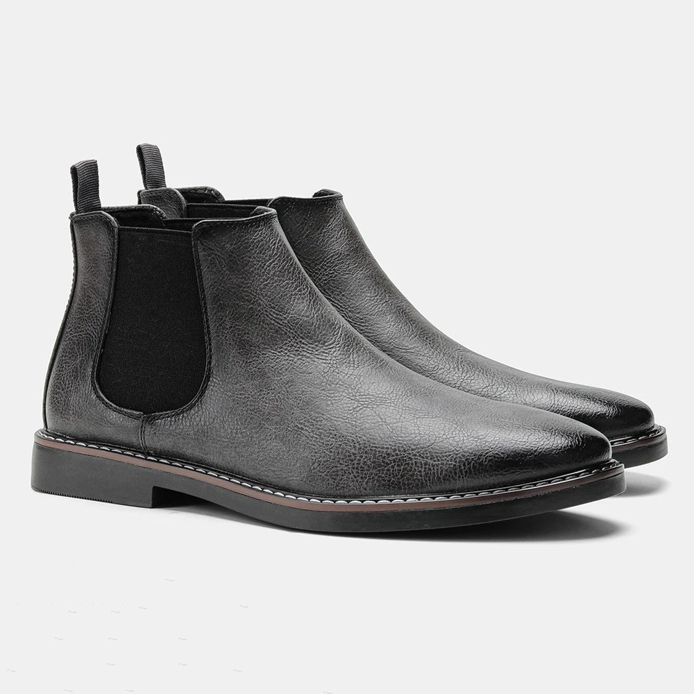 Botas Chelsea impermeables para hombre con paneles laterales elásticos