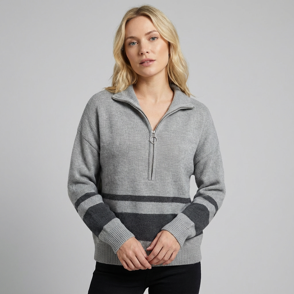 Anca | Jersey de punto con cremallera