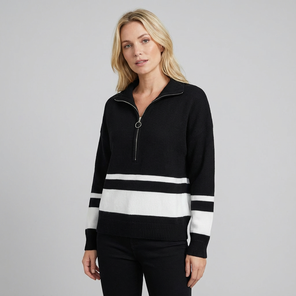 Anca | Jersey de punto con cremallera