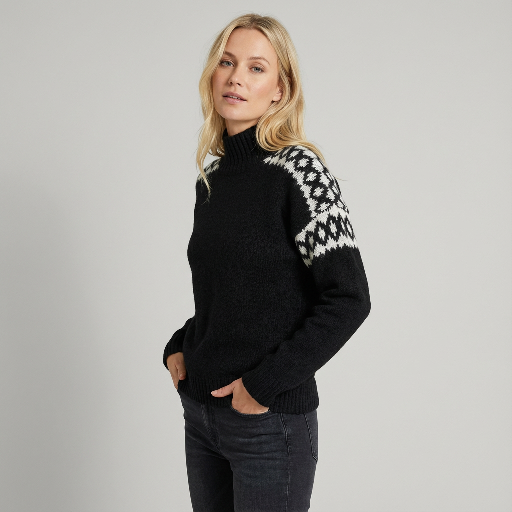 Daniela | Jersey de invierno de punto, cálido.