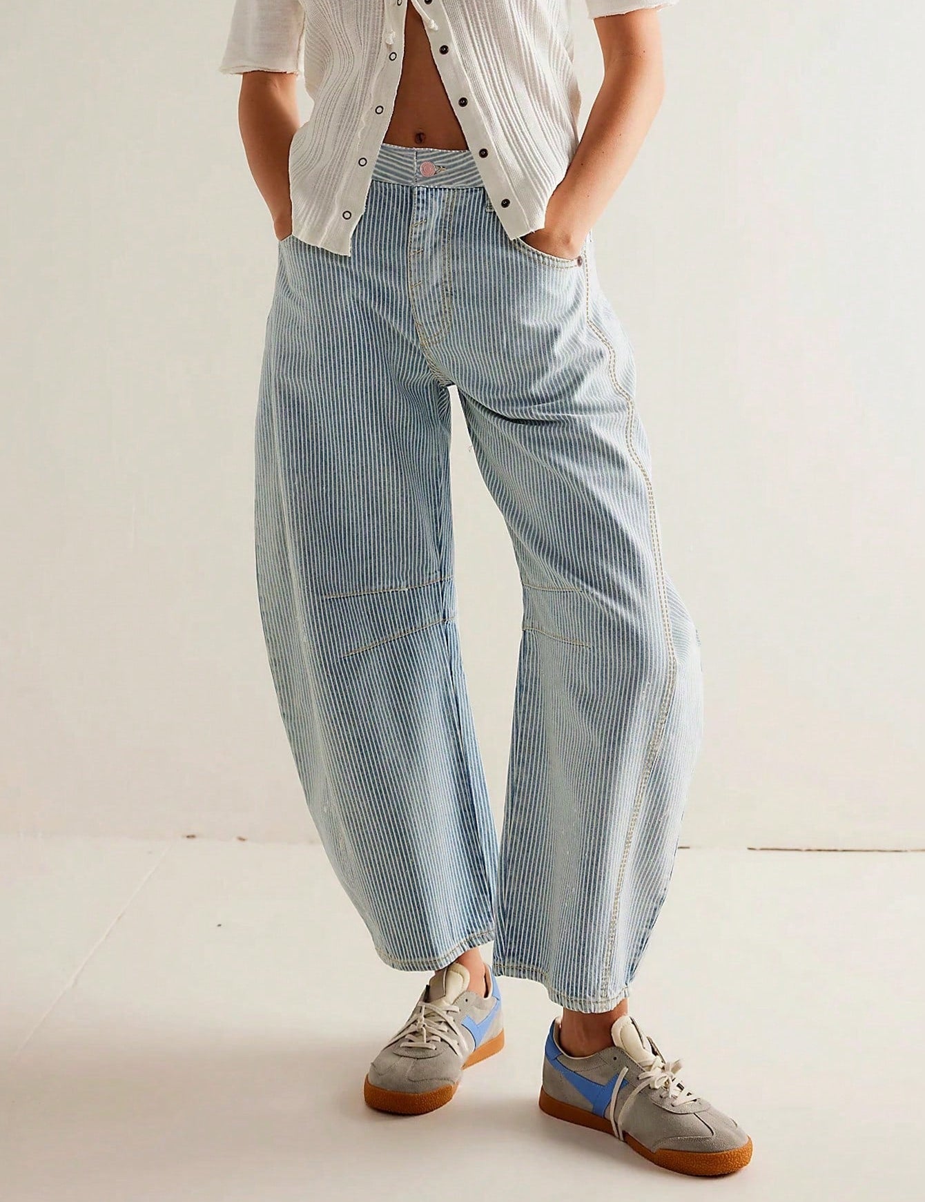 Jeans holgados para mujer con comodidad y durabilidad