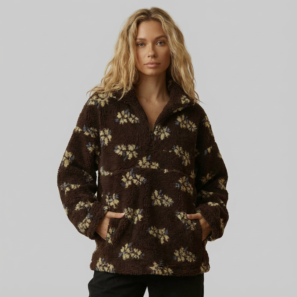 Blanca | Forro polar Floración