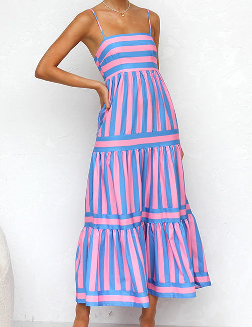 Chic Spaghetti Strap Maxi Dress for Women