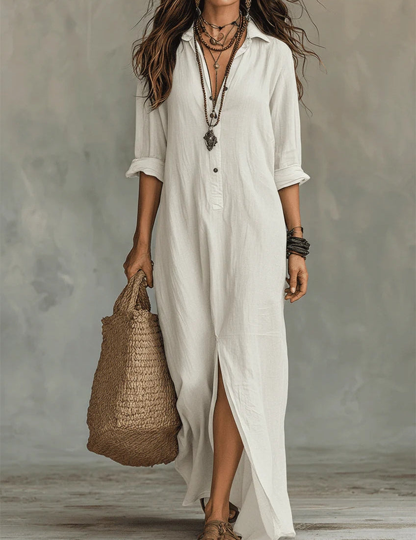 Soline | Vestido largo con botones