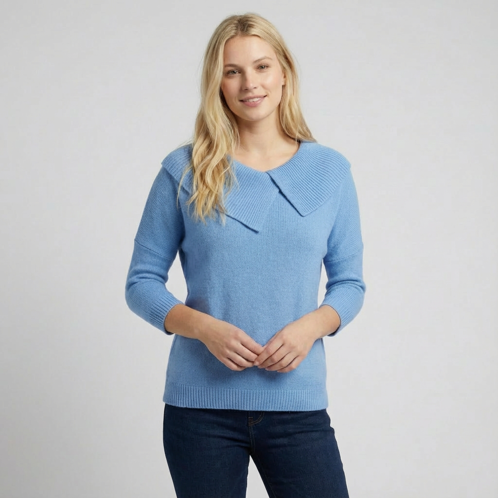 Doina | Warme Trui met Zachte Kraag