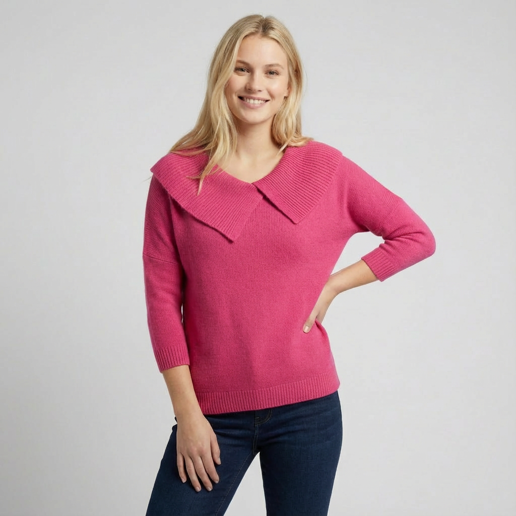 Doina | Warme Trui met Zachte Kraag