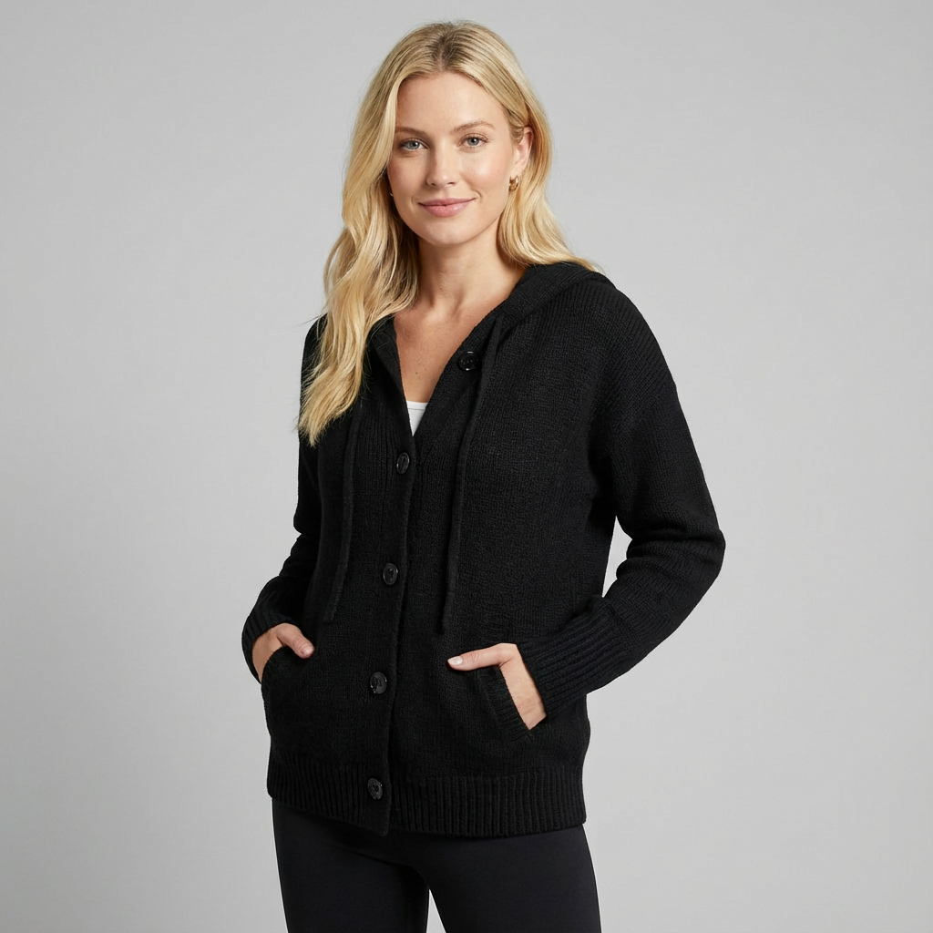 Daciana | Cárdigan de punto con botones