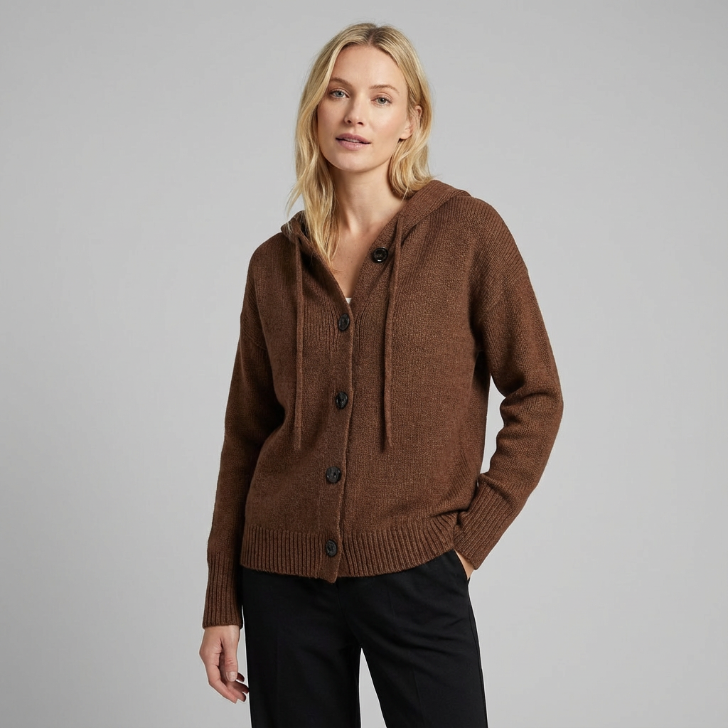 Daciana | Cárdigan de punto con botones