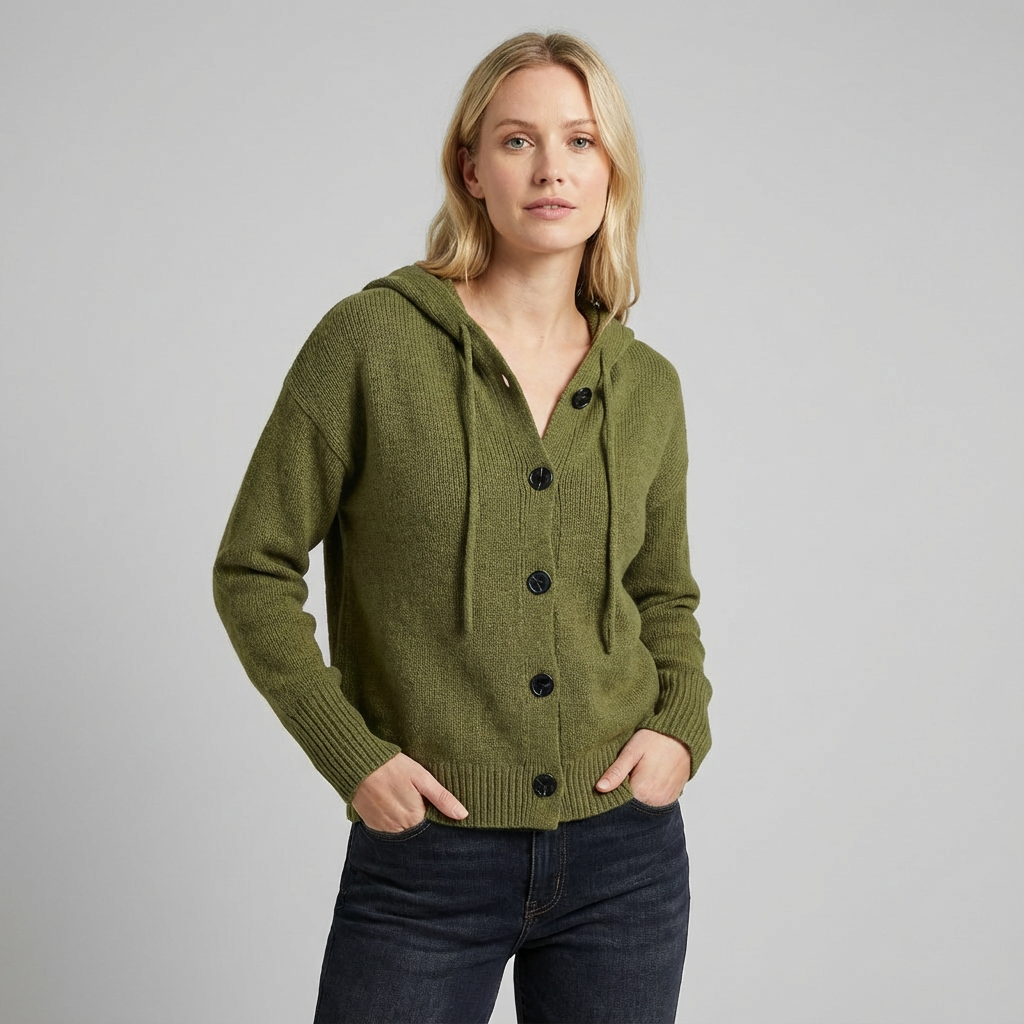 Daciana | Cárdigan de punto con botones