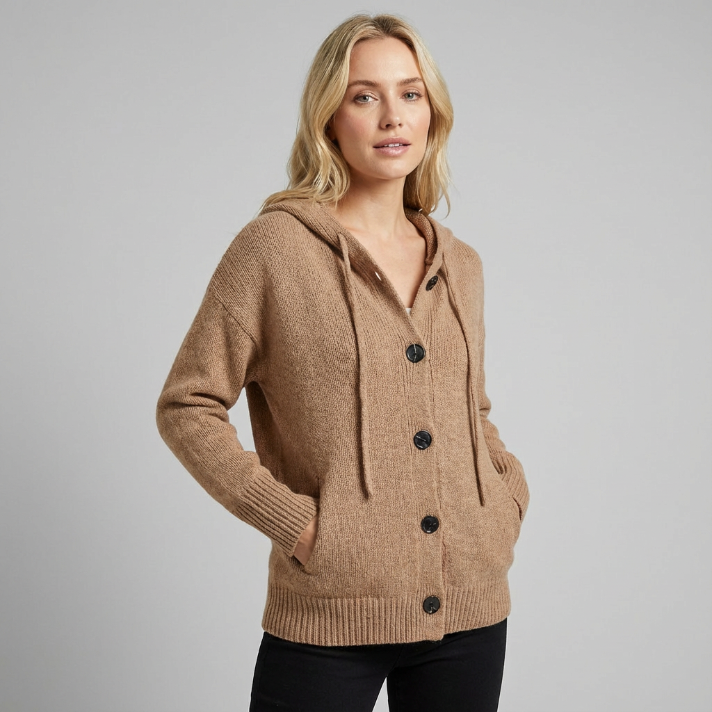 Daciana | Cárdigan de punto con botones