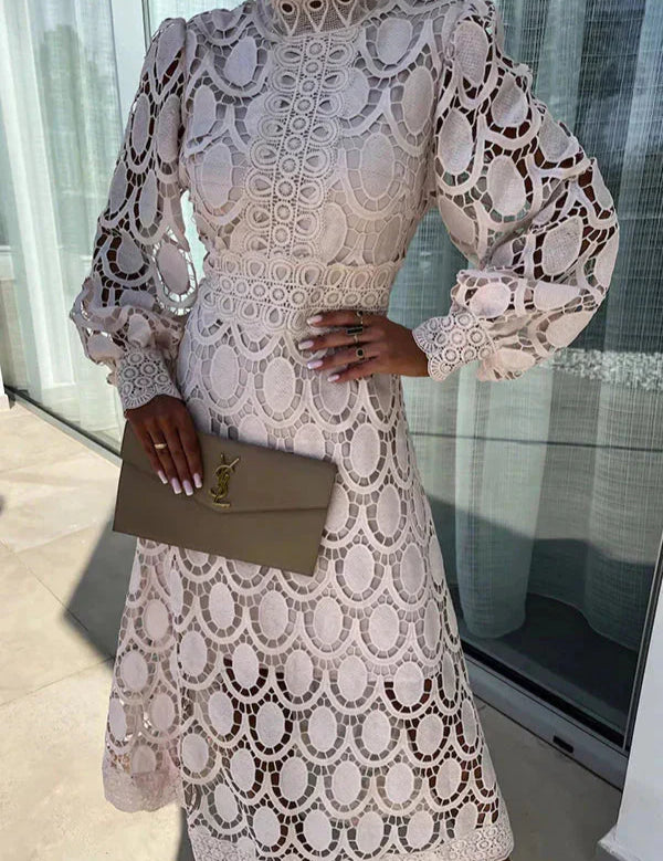 Women's Lace Detail Maxi Dress