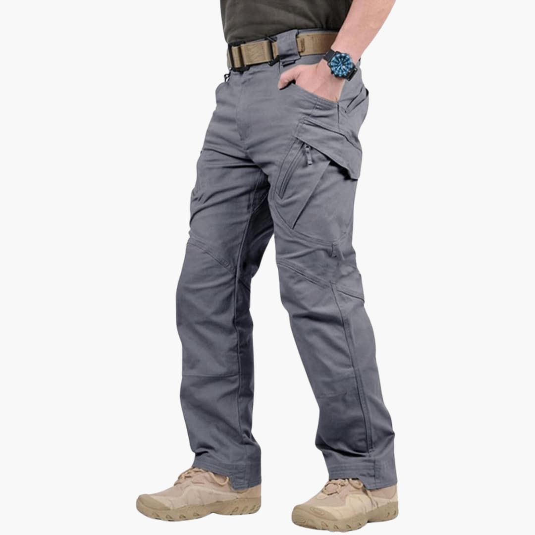 Pantalones tácticos cargo para hombre con diseño multibolsillos