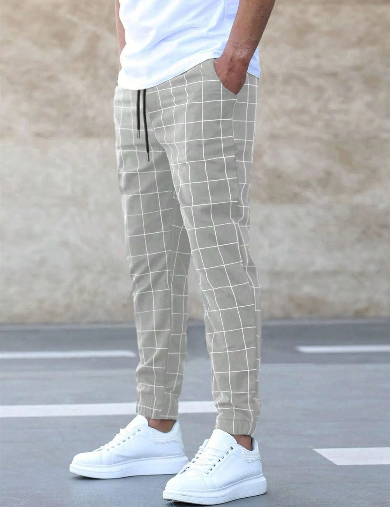 Pantalones clásicos de uso diario para hombre