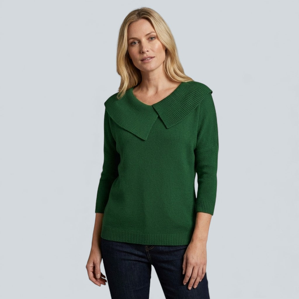 Doina | Warme Trui met Zachte Kraag