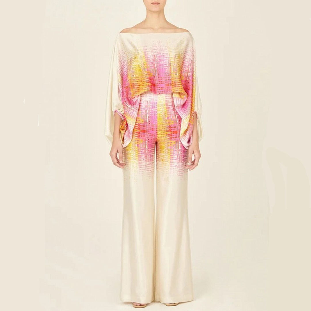 Conjunto elegante de dos piezas para mujer