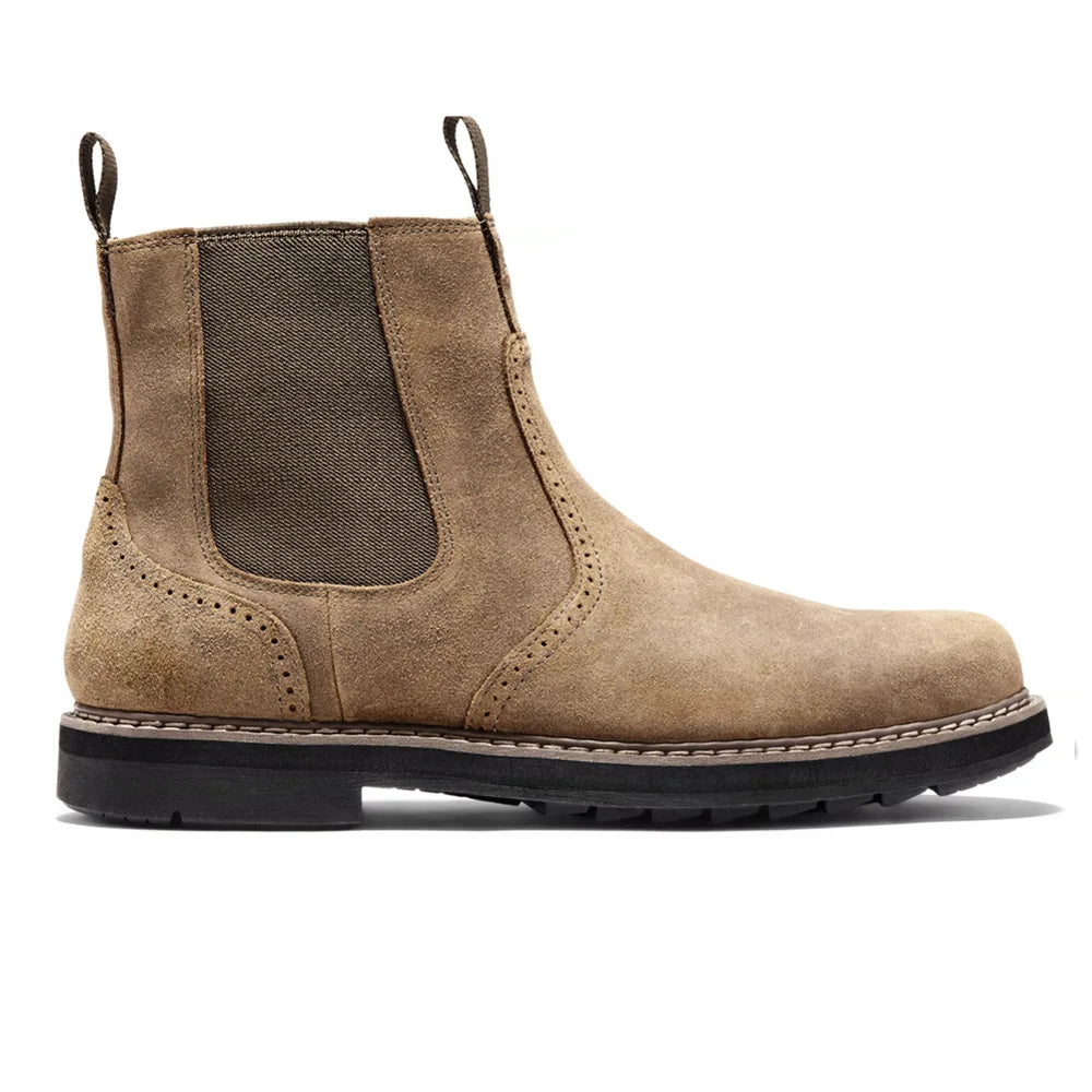 Botas Chelsea para hombre con cremallera lateral