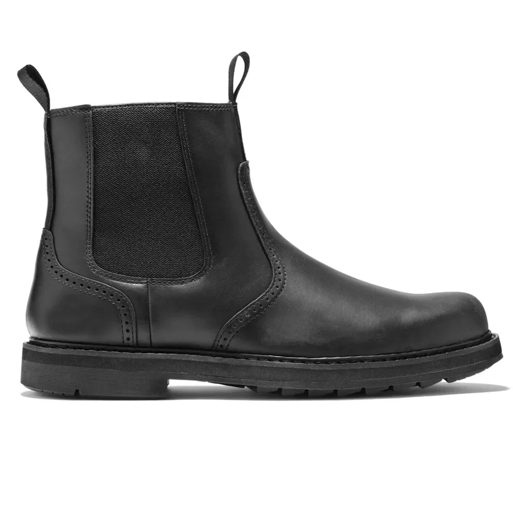Botas Chelsea para hombre con cremallera lateral