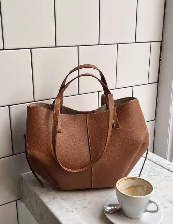 Bolso tote de inspiración vintage para mujer con asas superiores resistentes
