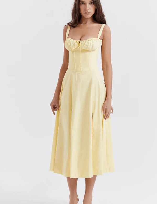 Elegant Corset Sun Dress for Women