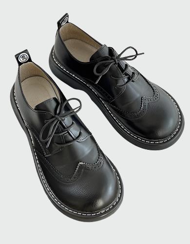 Zapatos Oxford cómodos de corte ancho para mujer