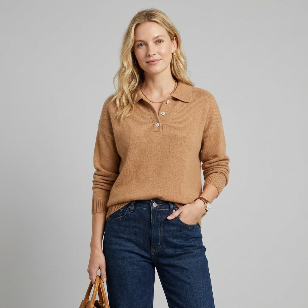 Isabel | Jersey de punto con cuello
