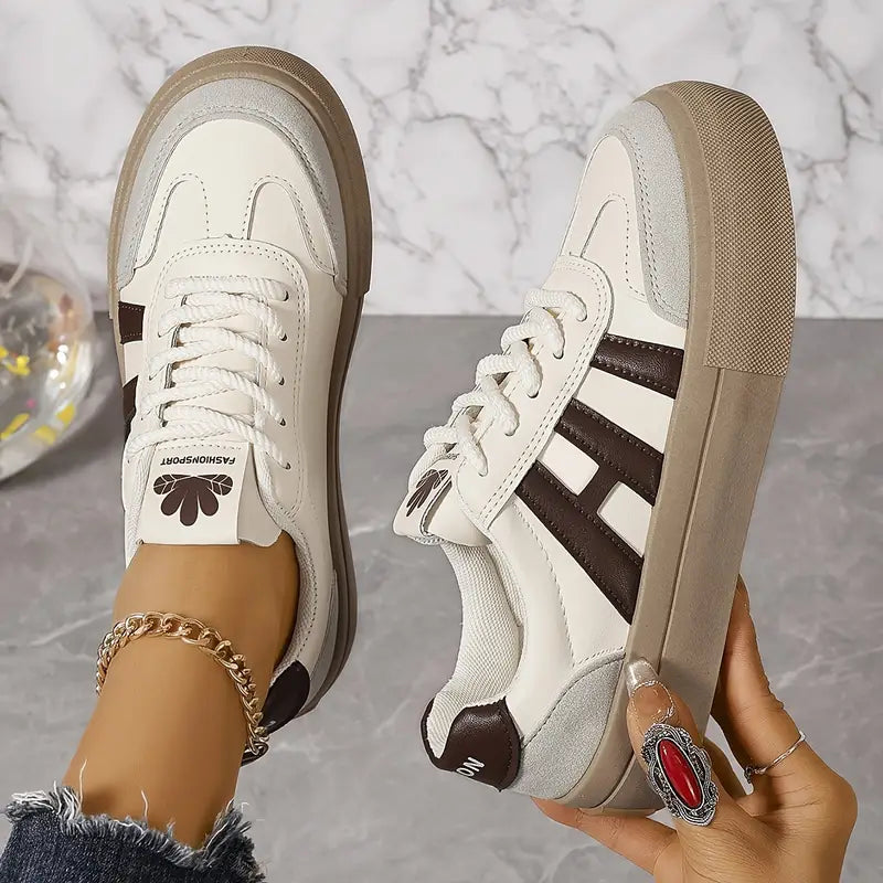 Zapatillas casuales retro para mujer: zapatos urbanos cómodos para el día a día
