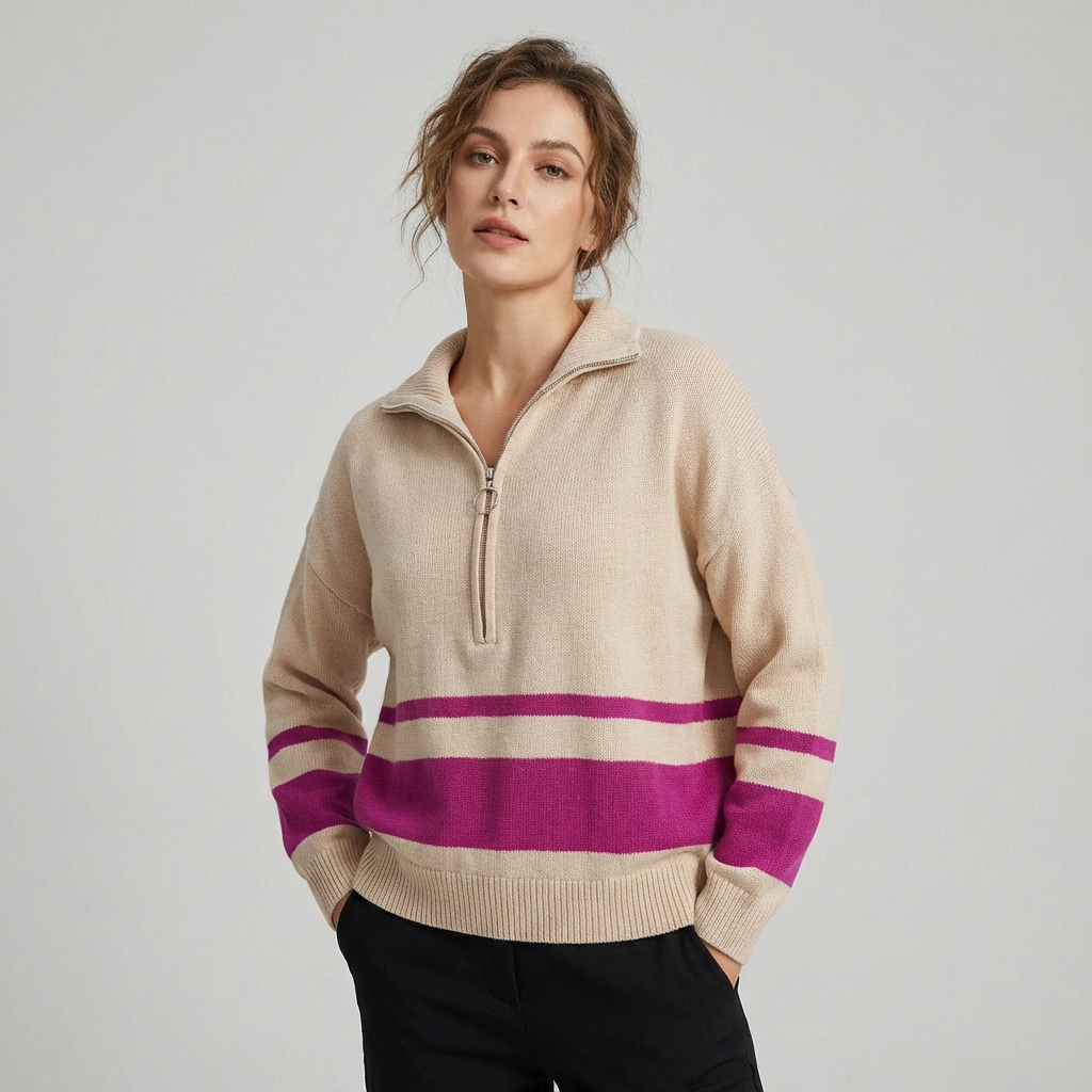 Anca | Jersey de punto con cremallera