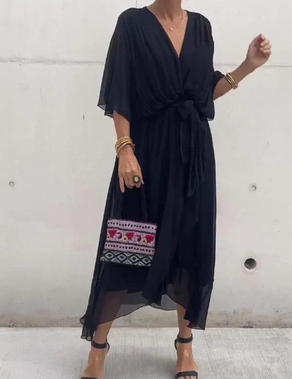 Vestido fluido sofisticado para mujer