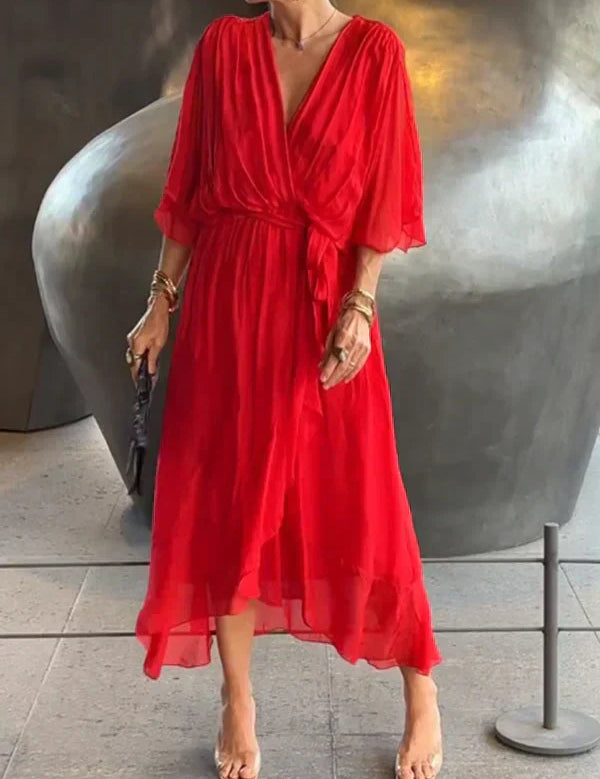 Vestido fluido sofisticado para mujer