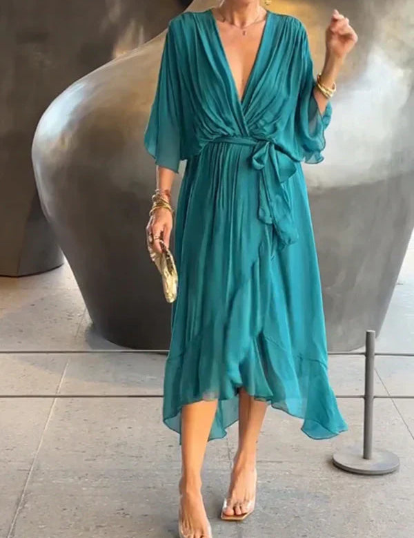 Vestido fluido sofisticado para mujer