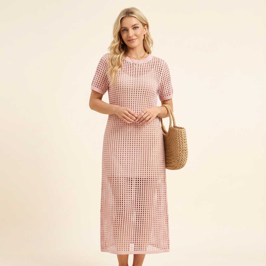 Calina | Vestido largo con corte