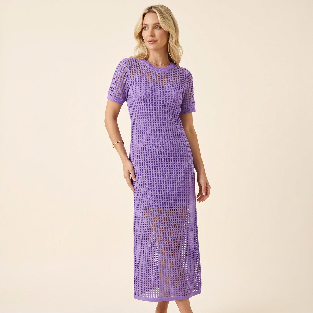 Calina | Vestido largo con corte