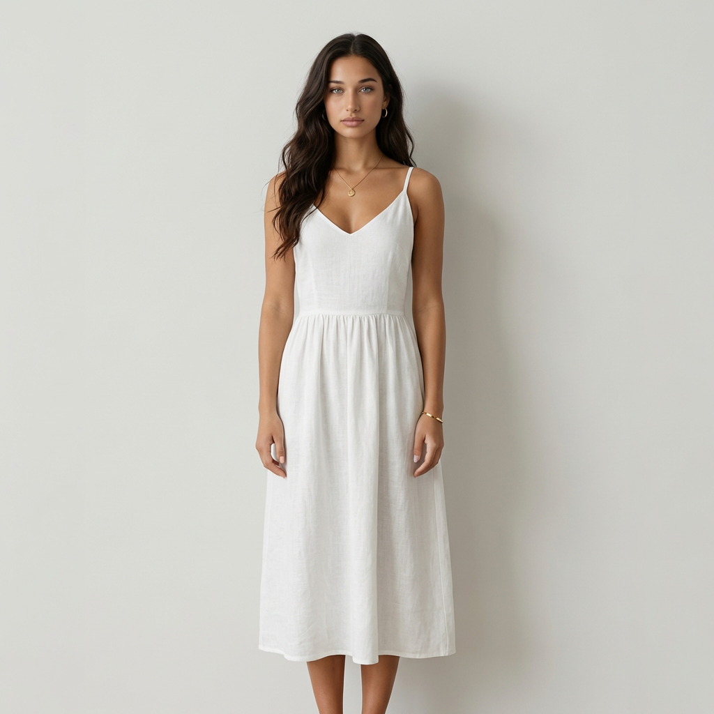Vestido midi Bardot Isabella