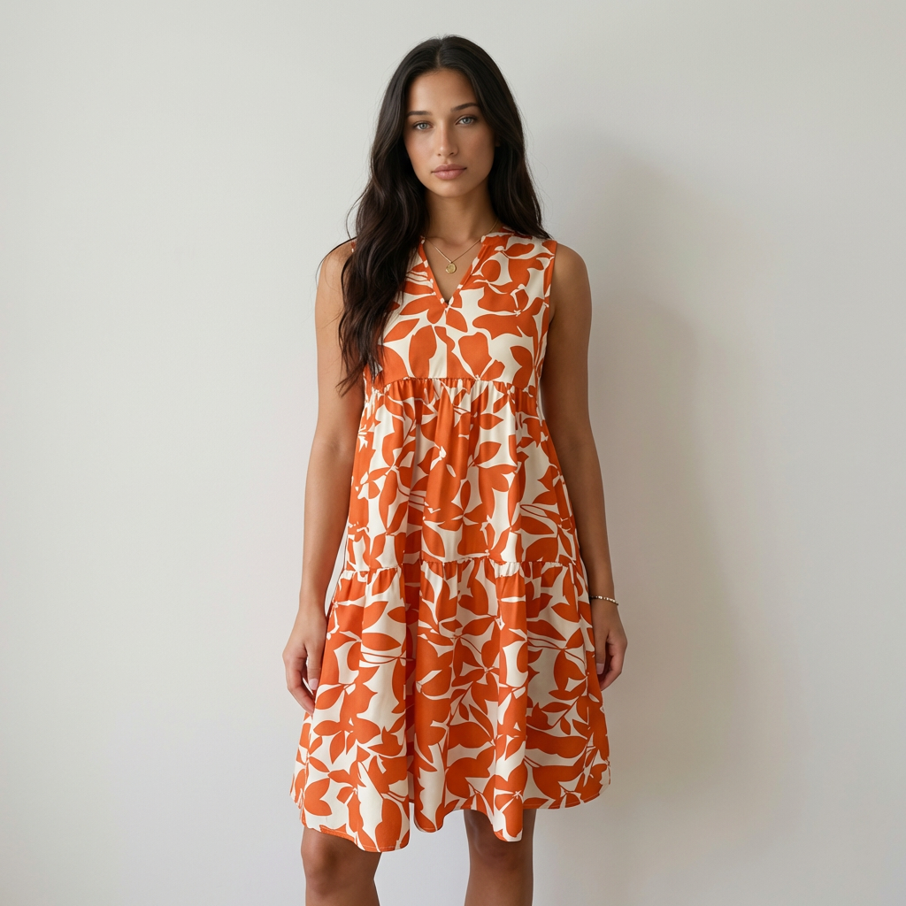 Kaia Vestido Corto Estampado