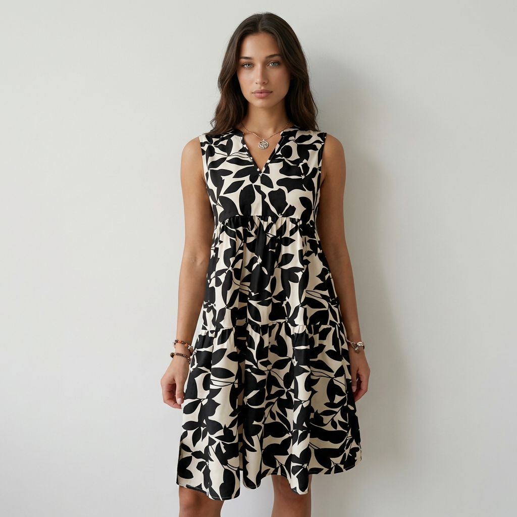 Kaia Vestido Corto Estampado
