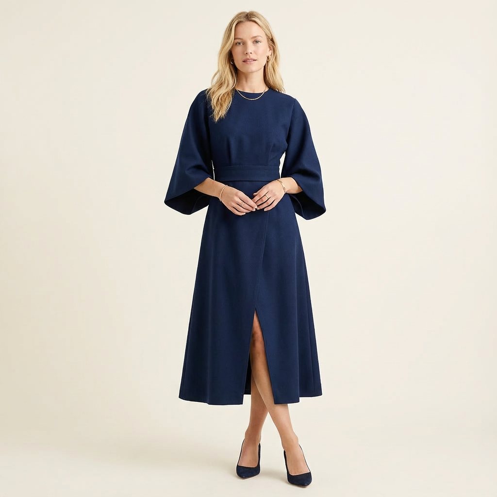 Marghita | Women's Luxe Balloon Sleeve Maxi Dress