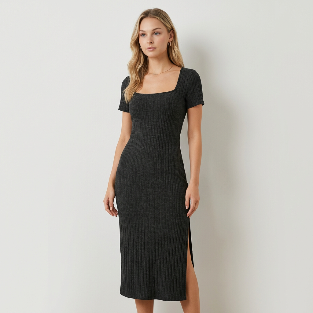 Martina Vestido Midi Ajustado